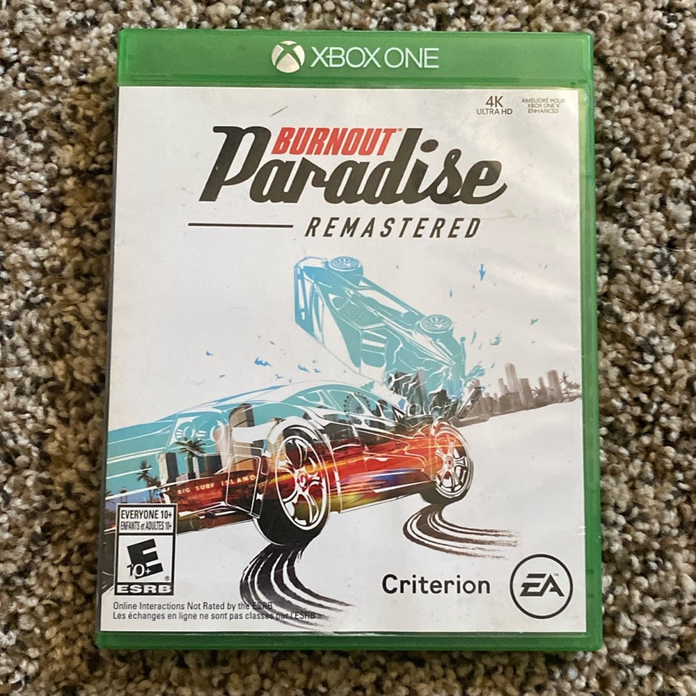 Burnout paradise remastered Xbox 1